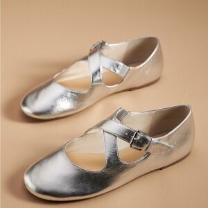 Anthropologie Leather Flats